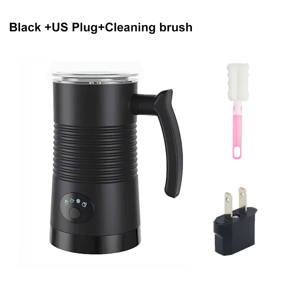 Electric Milk Frother Milk Foam Machine For Coffee Cappuccino Latte 4 in 1 Hot and Cold Foam Maker Automatic Milk Frother Foamer Electric Milk Frother Milk Foam Machine For Coffee Cappuccino Latte 4 in 1 Hot and Cold Foam Maker Automatic Milk Frother Foamer