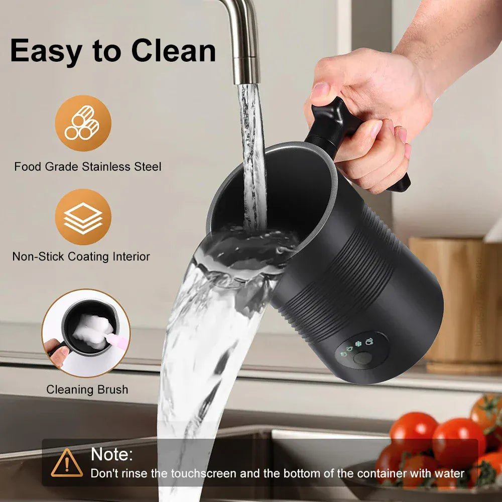 Electric Milk Frother Milk Foam Machine For Coffee Cappuccino Latte 4 in 1 Hot and Cold Foam Maker Automatic Milk Frother Foamer Electric Milk Frother Milk Foam Machine For Coffee Cappuccino Latte 4 in 1 Hot and Cold Foam Maker Automatic Milk Frother Foamer