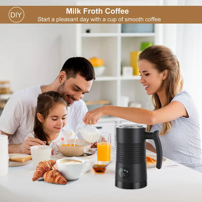 Electric Milk Frother Milk Foam Machine For Coffee Cappuccino Latte 4 in 1 Hot and Cold Foam Maker Automatic Milk Frother Foamer Electric Milk Frother Milk Foam Machine For Coffee Cappuccino Latte 4 in 1 Hot and Cold Foam Maker Automatic Milk Frother Foamer