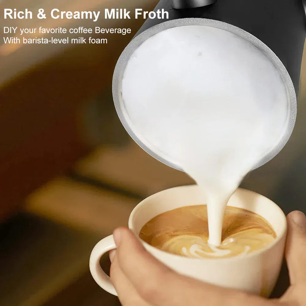 Electric Milk Frother Milk Foam Machine For Coffee Cappuccino Latte 4 in 1 Hot and Cold Foam Maker Automatic Milk Frother Foamer Electric Milk Frother Milk Foam Machine For Coffee Cappuccino Latte 4 in 1 Hot and Cold Foam Maker Automatic Milk Frother Foamer