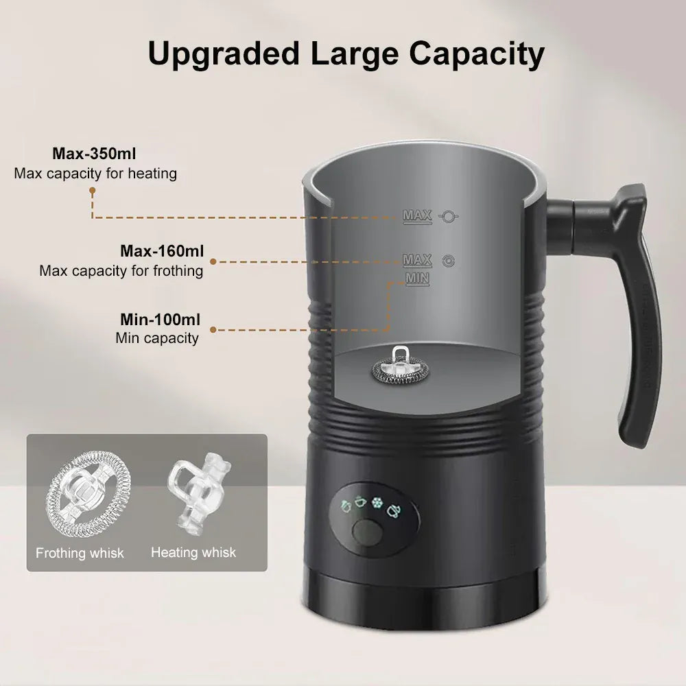 Electric Milk Frother Milk Foam Machine For Coffee Cappuccino Latte 4 in 1 Hot and Cold Foam Maker Automatic Milk Frother Foamer Electric Milk Frother Milk Foam Machine For Coffee Cappuccino Latte 4 in 1 Hot and Cold Foam Maker Automatic Milk Frother Foamer