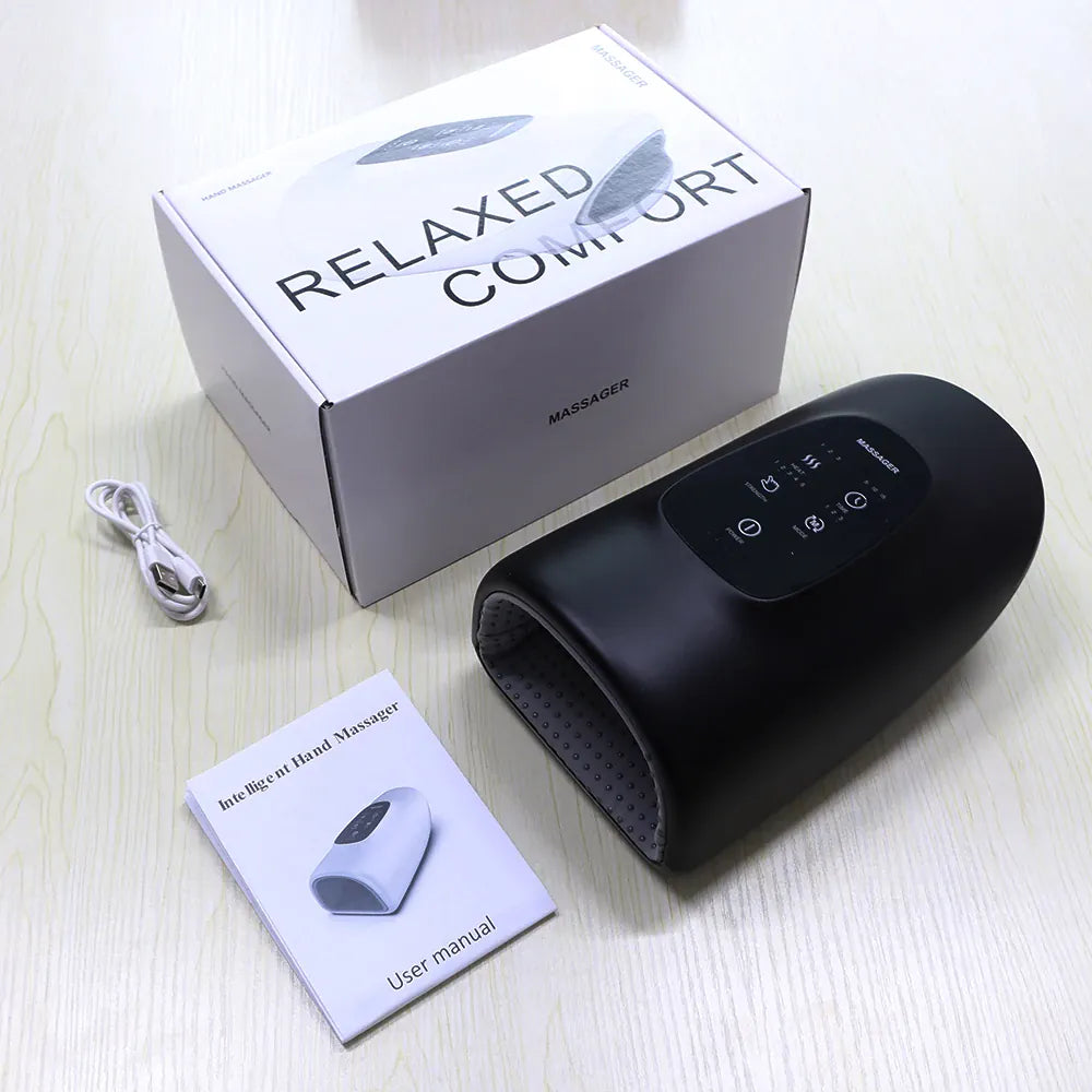 Electric Palm Massage Airbag Wrapping Pressing Hand Massager Deep Squeezing Kneading 3 Modes Hot Compress Hand Massage Divece Electric Palm Massage Airbag Wrapping Pressing Hand Massager Deep Squeezing Kneading 3 Modes Hot Compress Hand Massage Divece