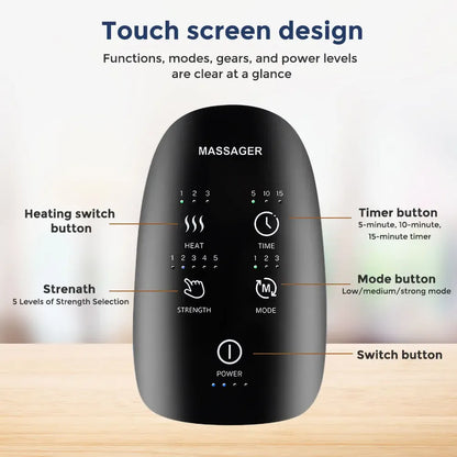 Electric Palm Massage Airbag Wrapping Pressing Hand Massager Deep Squeezing Kneading 3 Modes Hot Compress Hand Massage Divece Electric Palm Massage Airbag Wrapping Pressing Hand Massager Deep Squeezing Kneading 3 Modes Hot Compress Hand Massage Divece