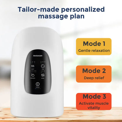Electric Palm Massage Airbag Wrapping Pressing Hand Massager Deep Squeezing Kneading 3 Modes Hot Compress Hand Massage Divece Electric Palm Massage Airbag Wrapping Pressing Hand Massager Deep Squeezing Kneading 3 Modes Hot Compress Hand Massage Divece