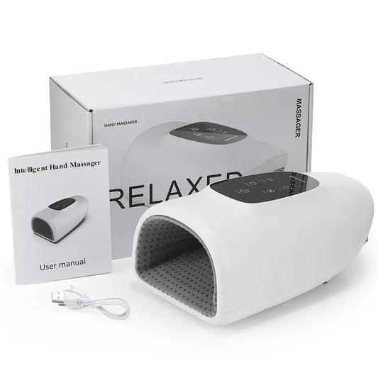 Electric Palm Massage Airbag Wrapping Pressing Hand Massager Deep Squeezing Kneading 3 Modes Hot Compress Hand Massage Divece Electric Palm Massage Airbag Wrapping Pressing Hand Massager Deep Squeezing Kneading 3 Modes Hot Compress Hand Massage Divece