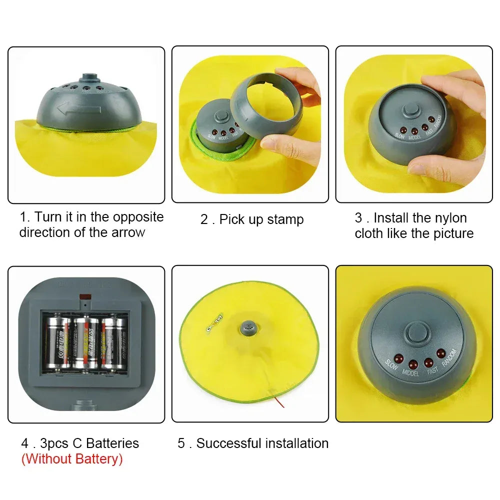 Electric Undercover Mouse Cat Toy – 4-Speed Automatic Interactive | Wahooly Electric Undercover Mouse Cat Toy – 4-Speed Automatic Interactive Toy for Cats & Kittens
