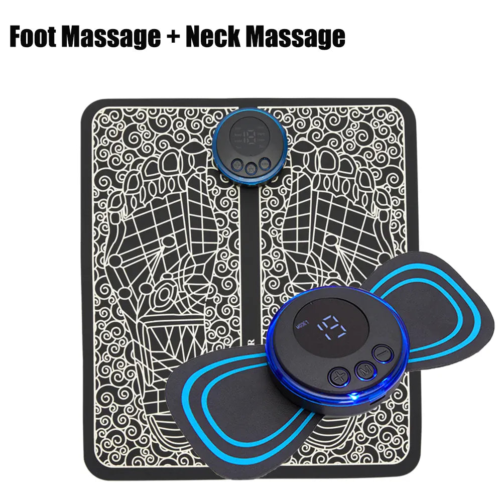 EMS Foot Massager Pad Electric Foldable Massage Mat Muscle Stimulation Relief Pain Relax Feet,Neck Massager EMS Foot Massager Pad Electric Foldable Massage Mat Muscle Stimulation Relief Pain Relax Feet,Neck Massager