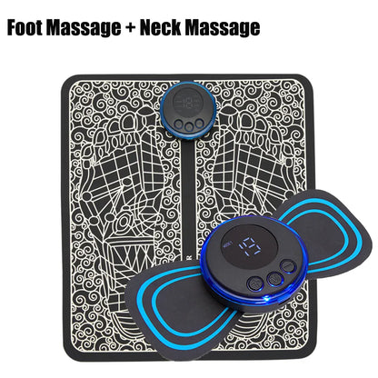 EMS Foot Massager Pad Electric Foldable Massage Mat Muscle Stimulation Relief Pain Relax Feet,Neck Massager EMS Foot Massager Pad Electric Foldable Massage Mat Muscle Stimulation Relief Pain Relax Feet,Neck Massager