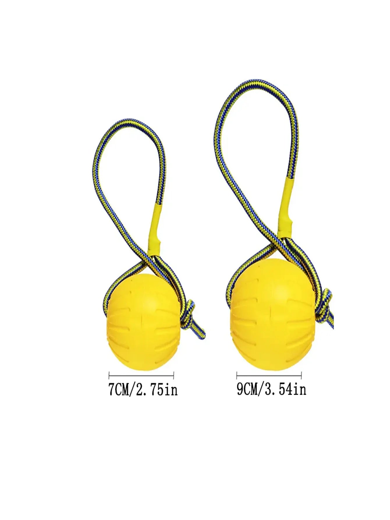 EVA Dog Rope Ball – Bite-Resistant Floating Tug Toy | Wahooly EVA Dog Rope Ball – Bite-Resistant, Floating & Teeth-Cleaning Tug Toy