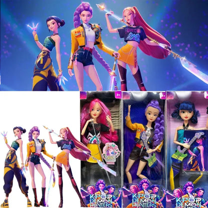 Exclusive K-POP Anime Demon Hunters Witch Hunter Group High Appearance  Doll Decorative Doll Girl's  Holiday Gifts Collectible Exclusive K-POP Anime Demon Hunters Witch Hunter Group High Appearance  Doll Decorative Doll Girl's  Holiday Gifts Collectible