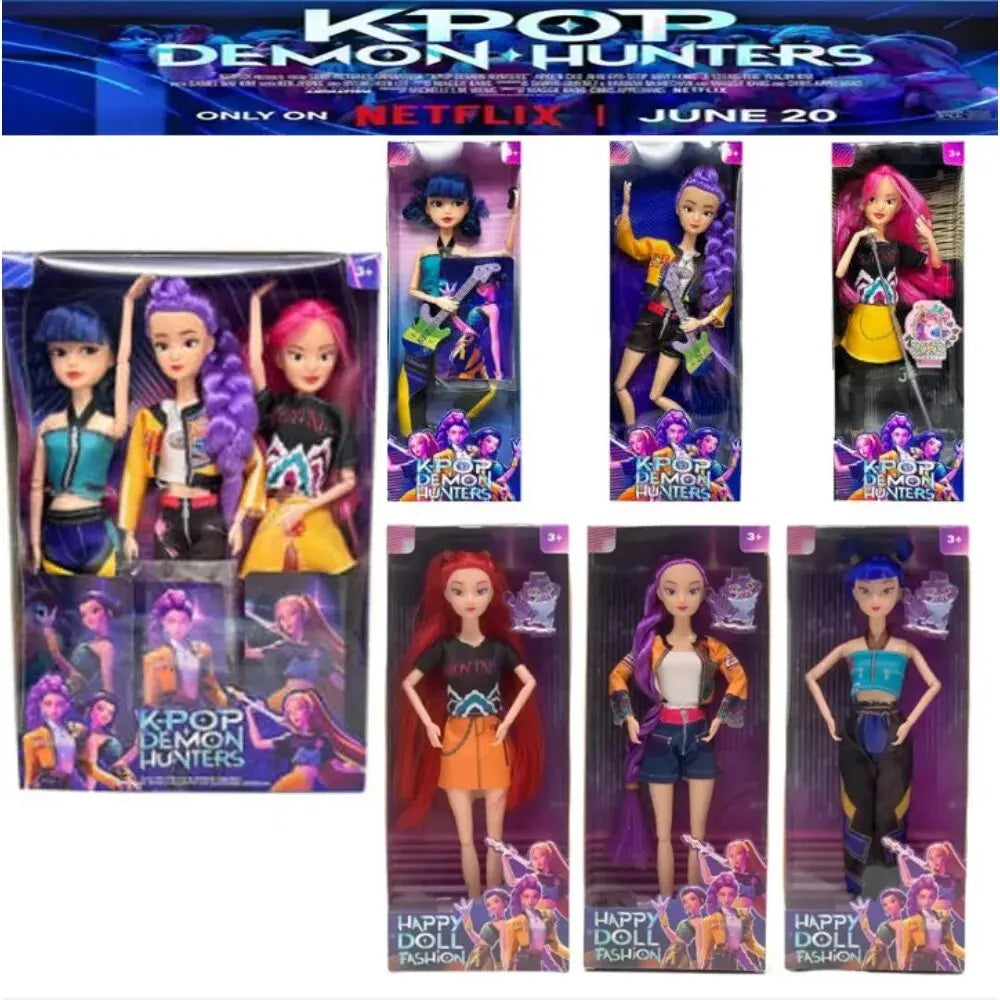 Exclusive K-POP Anime Demon Hunters Witch Hunter Group High Appearance  Doll Decorative Doll Girl's  Holiday Gifts Collectible Exclusive K-POP Anime Demon Hunters Witch Hunter Group High Appearance  Doll Decorative Doll Girl's  Holiday Gifts Collectible