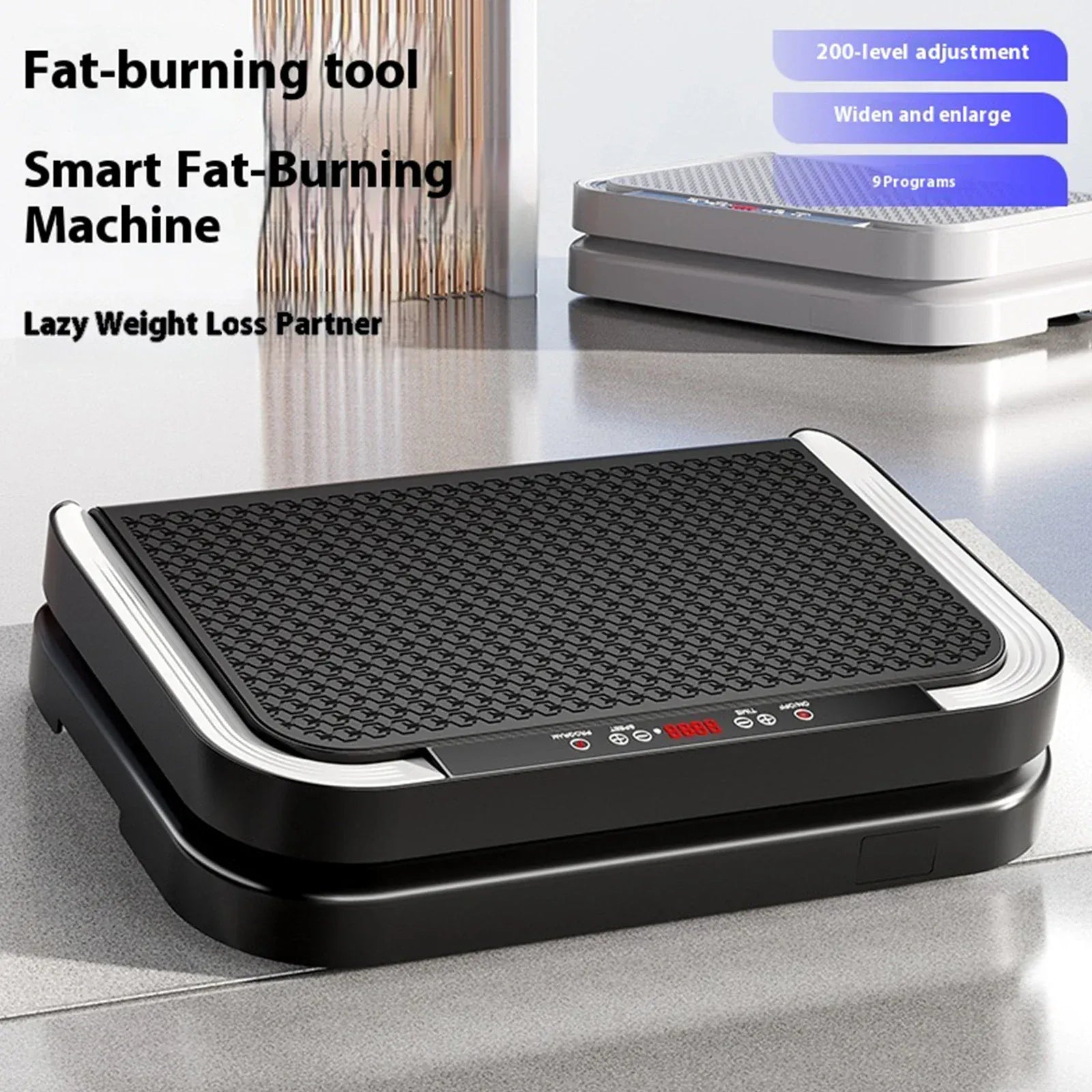 Exercise Vibration Plate with Rope Abdominal Workout Equipment 200 Modes Whole Body Vibrate Fitness Platform for Home Office Exercise Vibration Plate with Rope Abdominal Workout Equipment 200 Modes Whole Body Vibrate Fitness Platform for Home Office