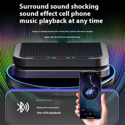 Exercise Vibration Plate with Rope Abdominal Workout Equipment 200 Modes Whole Body Vibrate Fitness Platform for Home Office Exercise Vibration Plate with Rope Abdominal Workout Equipment 200 Modes Whole Body Vibrate Fitness Platform for Home Office