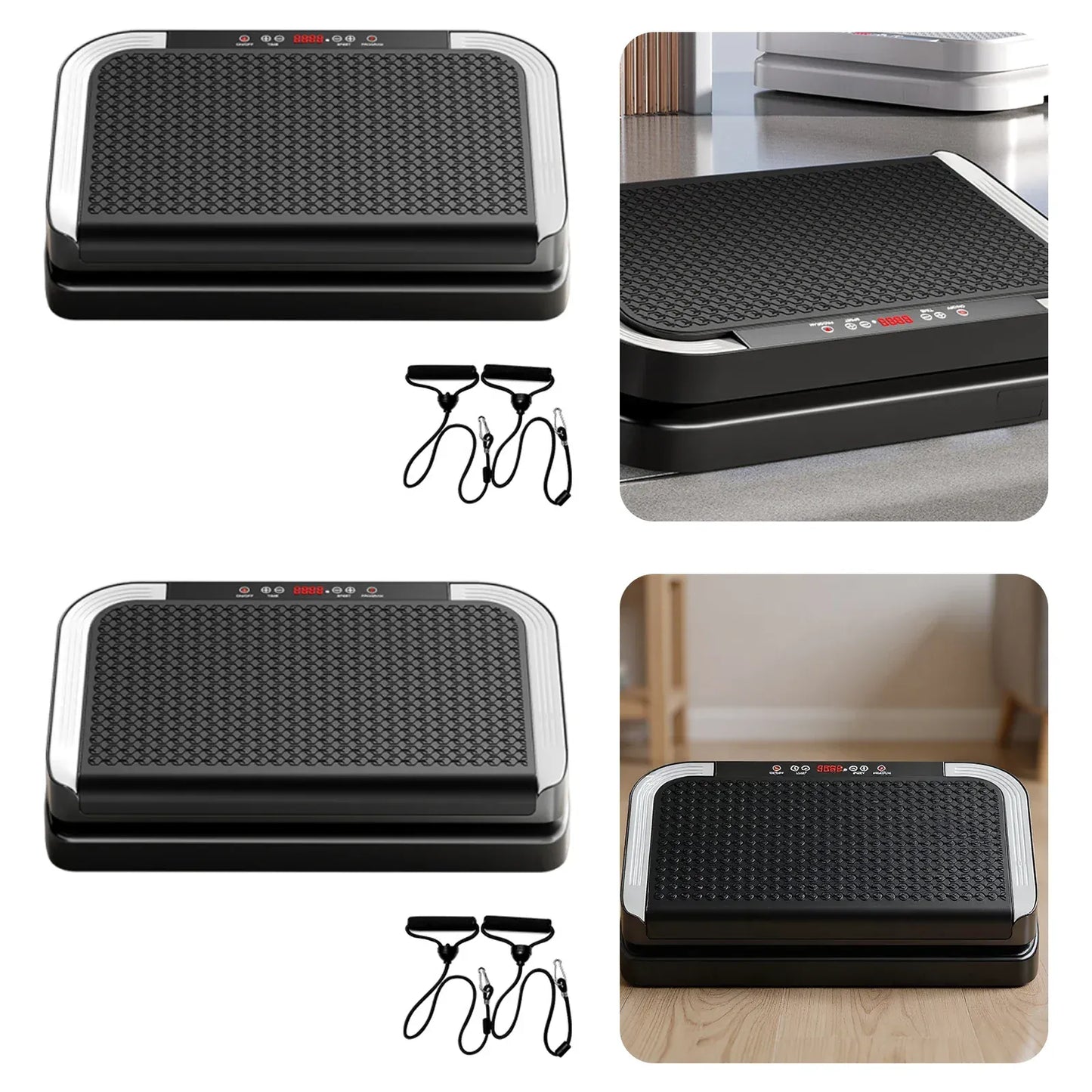 Exercise Vibration Plate with Rope Abdominal Workout Equipment 200 Modes Whole Body Vibrate Fitness Platform for Home Office Exercise Vibration Plate with Rope Abdominal Workout Equipment 200 Modes Whole Body Vibrate Fitness Platform for Home Office