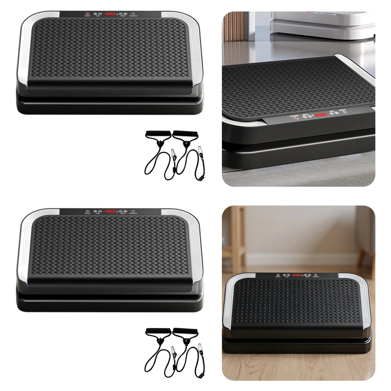 Exercise Vibration Plate with Rope Abdominal Workout Equipment 200 Modes Whole Body Vibrate Fitness Platform for Home Office Exercise Vibration Plate with Rope Abdominal Workout Equipment 200 Modes Whole Body Vibrate Fitness Platform for Home Office