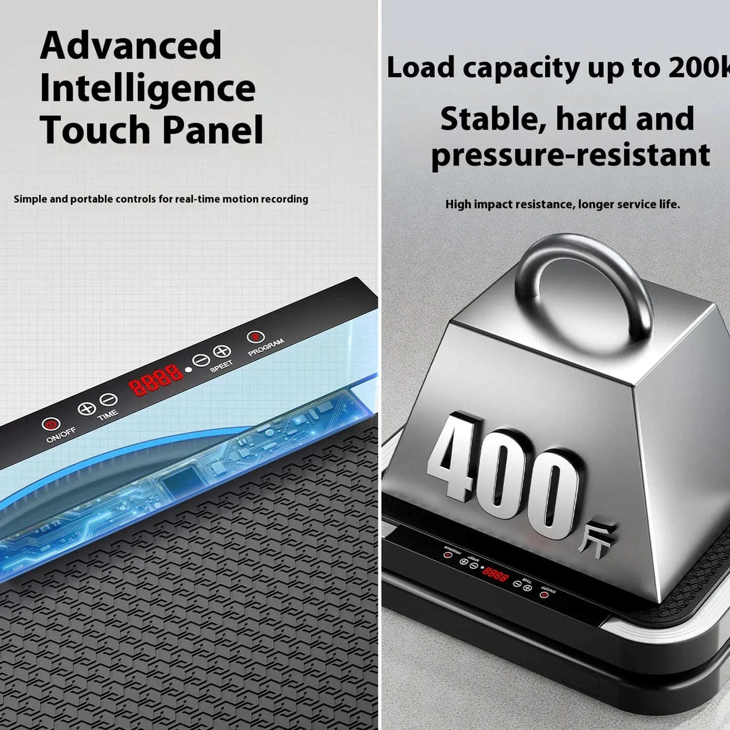 Exercise Vibration Plate with Rope Abdominal Workout Equipment 200 Modes Whole Body Vibrate Fitness Platform for Home Office Exercise Vibration Plate with Rope Abdominal Workout Equipment 200 Modes Whole Body Vibrate Fitness Platform for Home Office