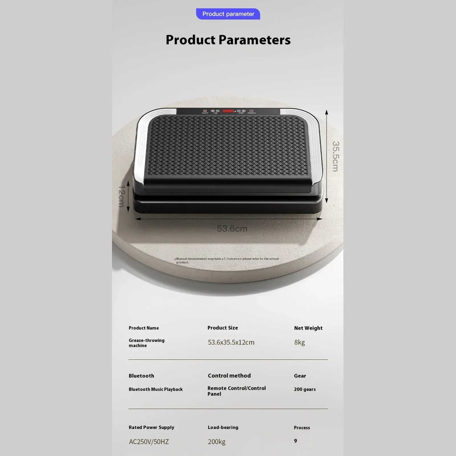 Exercise Vibration Plate with Rope Abdominal Workout Equipment 200 Modes Whole Body Vibrate Fitness Platform for Home Office Exercise Vibration Plate with Rope Abdominal Workout Equipment 200 Modes Whole Body Vibrate Fitness Platform for Home Office