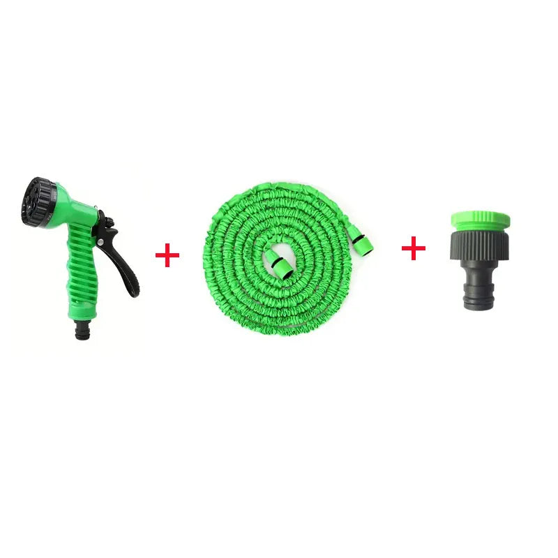 Expandable Magic Garden Hose 25–200FT — High Pressure | Wahooly Expandable Magic Garden Hose — High-Pressure Flexible Water Pipe for Watering, Car Washing & Cleaning (25FT–200FT)