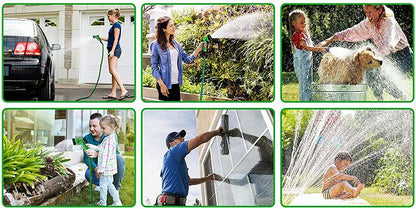 Expandable Magic Garden Hose 25–200FT — High Pressure | Wahooly Expandable Magic Garden Hose — High-Pressure Flexible Water Pipe for Watering, Car Washing & Cleaning (25FT–200FT)