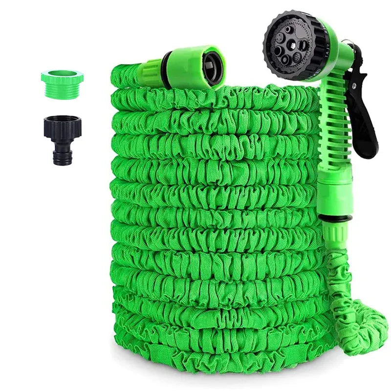 Expandable Magic Garden Hose 25–200FT — High Pressure | Wahooly Expandable Magic Garden Hose — High-Pressure Flexible Water Pipe for Watering, Car Washing & Cleaning (25FT–200FT)