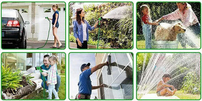 Expandable Magic Garden Hose 25–100FT — Kink-Free & Lightweight | Wahooly Expandable Magic Garden Hose — Lightweight Kink-Free Water Pipe for Watering & Car Washing (25–100FT)
