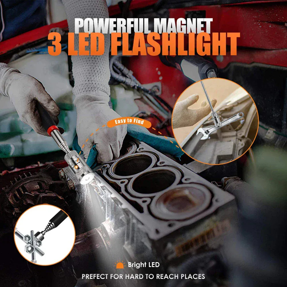 Extendable Magnetic Pickup Rod Extendable Magnetic Pickup Rod