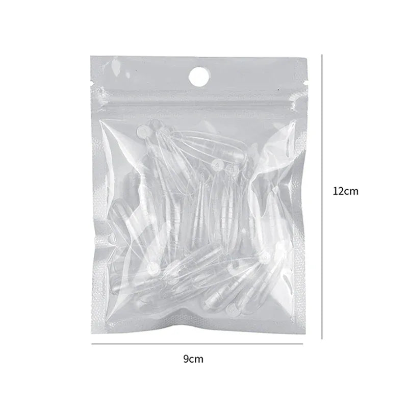 Quick Building Gel Mold Tips 60pcs - Nail Extension Forms | Wahooly Extension False Nails Art Tips Acrylic Fake Finger Gel Polish Mold Sculpted Full Cover Press on Nails Manicures Accessories Tool