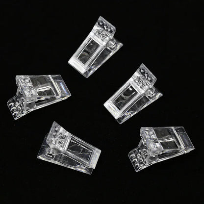 Quick Building Gel Mold Tips 60pcs - Nail Extension Forms | Wahooly Extension False Nails Art Tips Acrylic Fake Finger Gel Polish Mold Sculpted Full Cover Press on Nails Manicures Accessories Tool