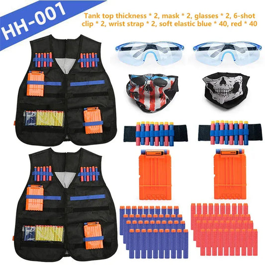 F Kids Tactical Vest Suit Kit Set For Nerf N-Strike Elite Series Outdoor Game Kids Tactical Vest Holder Kit Accessories Toys F Kids Tactical Vest Suit Kit Set For Nerf N-Strike Elite Series Outdoor Game Kids Tactical Vest Holder Kit Accessories Toys