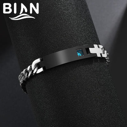Factory spot stainless steel couple bracelet personality diy lettering name curved card diamond bracelet Valentine's Day gift Factory spot stainless steel couple bracelet personality diy lettering name curved card diamond bracelet Valentine's Day gift