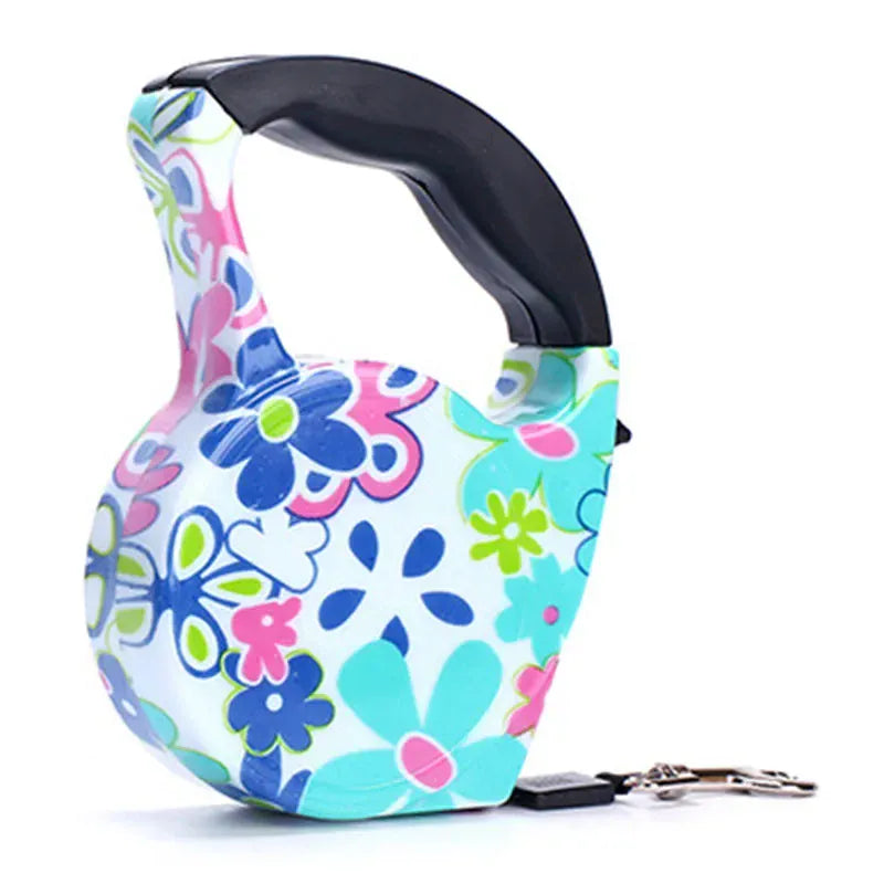 Fashion Printed Retractable Dog Leash 3m & 5m – 16 Colors | Wahooly Fashion Printed Retractable Dog Leash – 3m & 5m | 16 Colors for Small Dogs & Cats