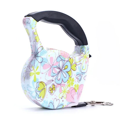 Fashion Printed Retractable Dog Leash 3m & 5m – 16 Colors | Wahooly Fashion Printed Retractable Dog Leash – 3m & 5m | 16 Colors for Small Dogs & Cats
