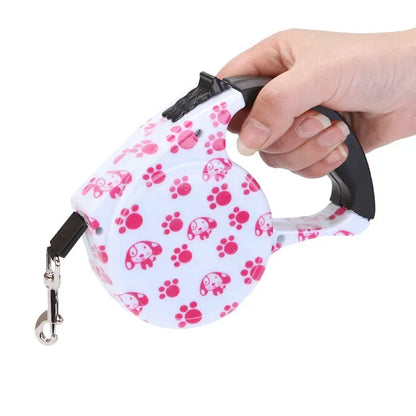 Fashion Printed Retractable Dog Leash 3m & 5m – 16 Colors | Wahooly Fashion Printed Retractable Dog Leash – 3m & 5m | 16 Colors for Small Dogs & Cats
