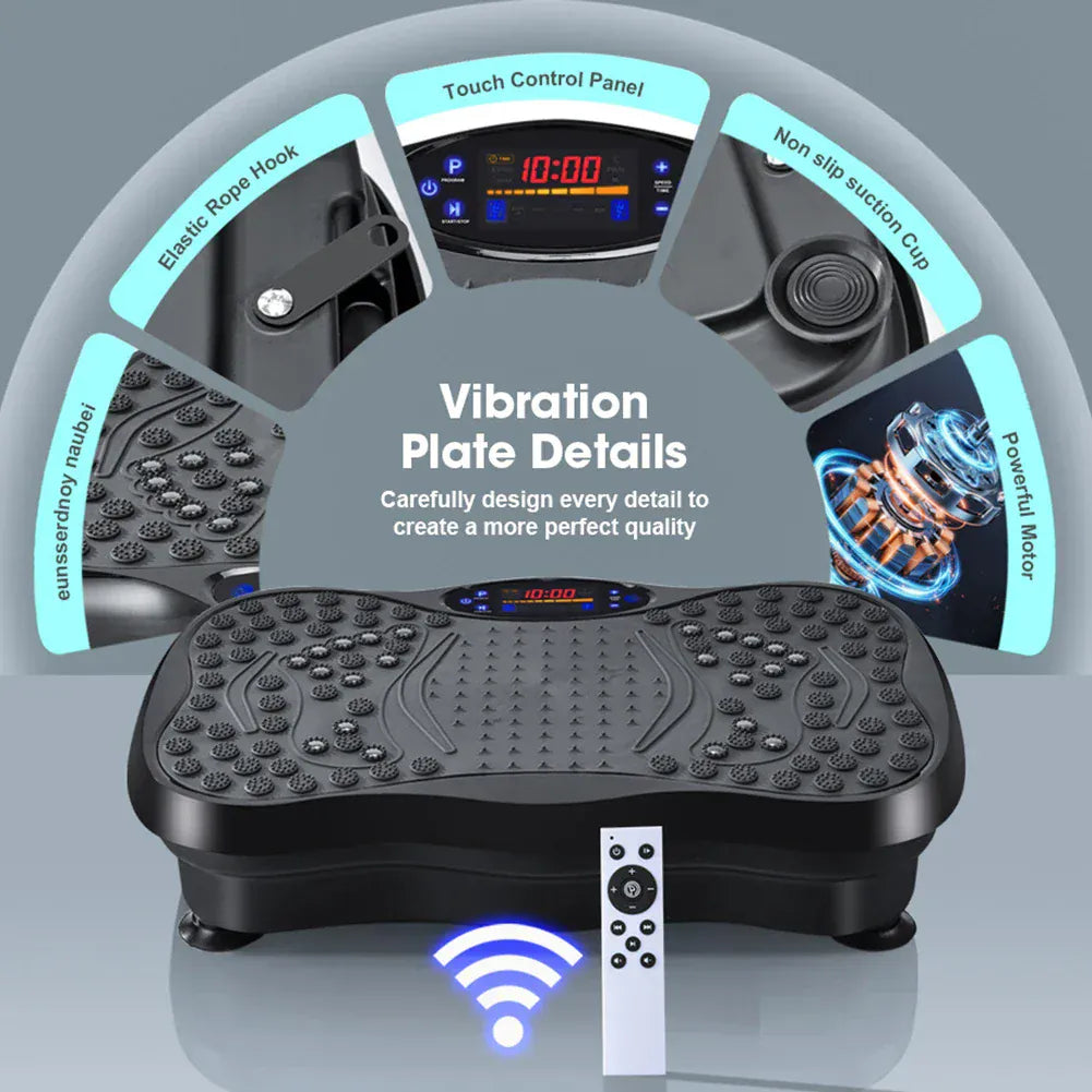 Fat Vibration Plate Device Powered Vibration Platform for Full Body Training Fat Burning & Muscle Building Weight Loss & Shaping Fat Vibration Plate Device Powered Vibration Platform for Full Body Training Fat Burning & Muscle Building Weight Loss & Shaping