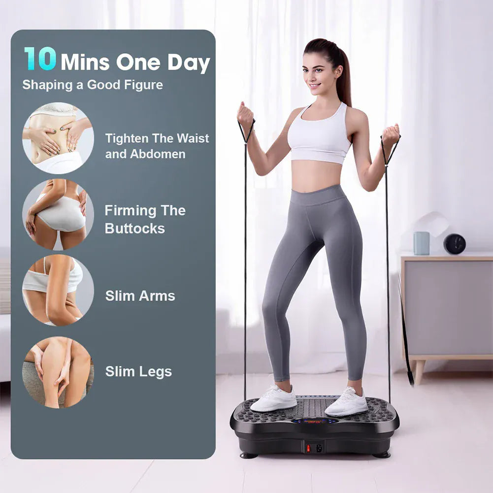 Fat Vibration Plate Device Powered Vibration Platform for Full Body Training Fat Burning & Muscle Building Weight Loss & Shaping Fat Vibration Plate Device Powered Vibration Platform for Full Body Training Fat Burning & Muscle Building Weight Loss & Shaping