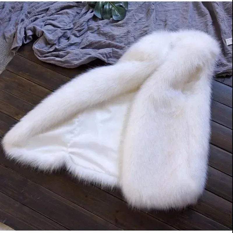 Faux Fox Fur Vest - Sleeveless Waistcoat for Women | Wahooly Faux Fox Fur Vest - Sleeveless Waistcoat for Women