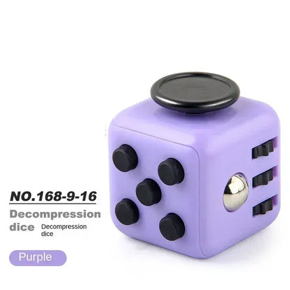 Fidget Cube Stress Relief Dice - 6-Sided Sensory Toy for Anxiety - Wahooly Fidget Cube Stress Relief Dice - 6-Sided Sensory Toy for Anxiety & Focus