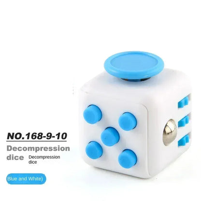 Fidget Cube Stress Relief Dice - 6-Sided Sensory Toy for Anxiety - Wahooly Fidget Cube Stress Relief Dice - 6-Sided Sensory Toy for Anxiety & Focus