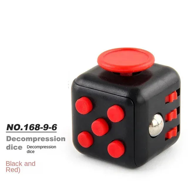 Fidget Cube Stress Relief Dice - 6-Sided Sensory Toy for Anxiety - Wahooly Fidget Cube Stress Relief Dice - 6-Sided Sensory Toy for Anxiety & Focus