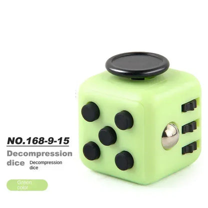 Fidget Cube Stress Relief Dice - 6-Sided Sensory Toy for Anxiety - Wahooly Fidget Cube Stress Relief Dice - 6-Sided Sensory Toy for Anxiety & Focus