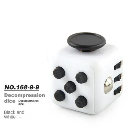Fidget Cube Stress Relief Dice - 6-Sided Sensory Toy for Anxiety - Wahooly Fidget Cube Stress Relief Dice - 6-Sided Sensory Toy for Anxiety & Focus