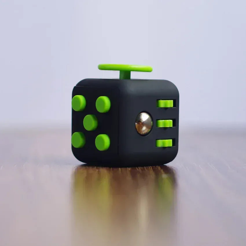 Fidget Cube Stress Relief Dice - 6-Sided Sensory Toy for Anxiety - Wahooly Fidget Cube Stress Relief Dice - 6-Sided Sensory Toy for Anxiety & Focus