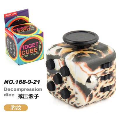 Fidget Cube Stress Relief Dice - 6-Sided Sensory Toy for Anxiety - Wahooly Fidget Cube Stress Relief Dice - 6-Sided Sensory Toy for Anxiety & Focus