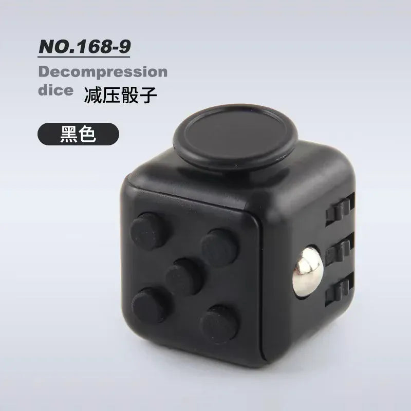 Fidget Cube Stress Relief Dice - 6-Sided Sensory Toy for Anxiety - Wahooly Fidget Cube Stress Relief Dice - 6-Sided Sensory Toy for Anxiety & Focus