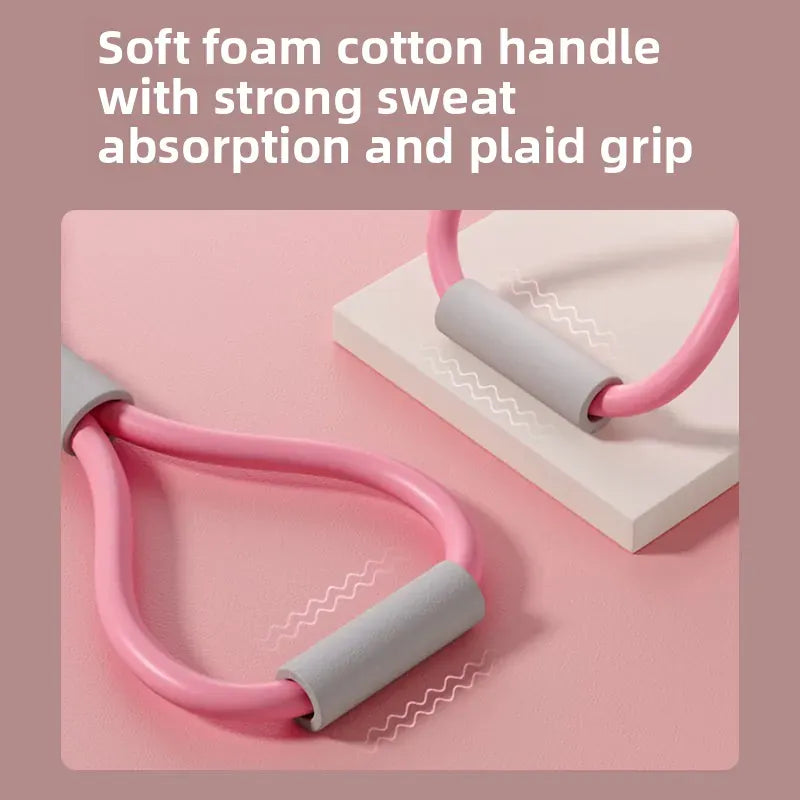 Figure-8 Resistance Band & Chest Expander for Yoga & Pilates | Wahooly Figure-8 Resistance Band & Chest Expander – Yoga, Pilates & Home Gym Fitness