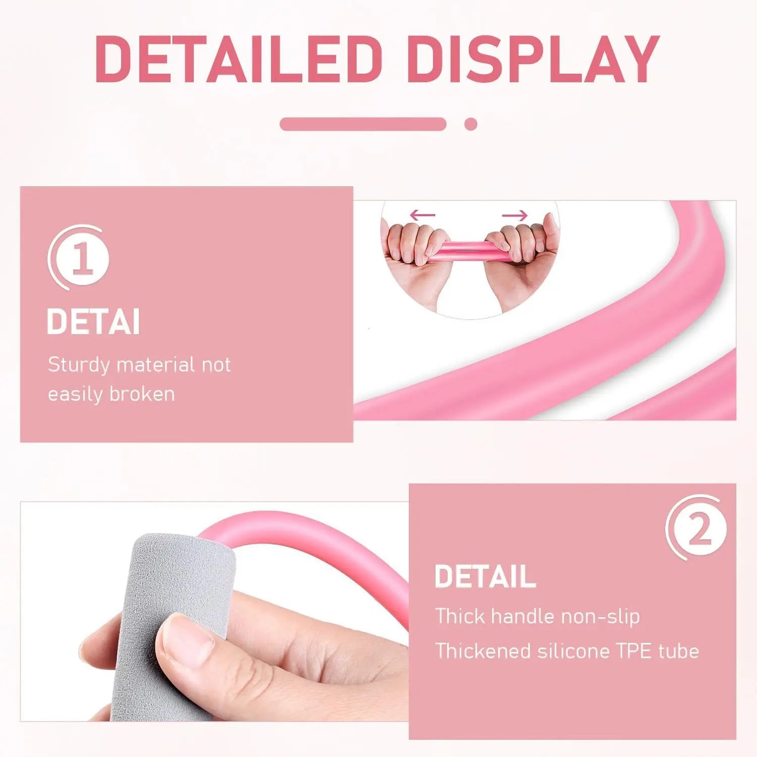 Figure-8 Resistance Band & Chest Expander for Yoga & Pilates | Wahooly Figure-8 Resistance Band & Chest Expander – Yoga, Pilates & Home Gym Fitness