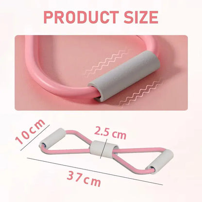 Figure-8 Resistance Band & Chest Expander for Yoga & Pilates | Wahooly Figure-8 Resistance Band & Chest Expander – Yoga, Pilates & Home Gym Fitness