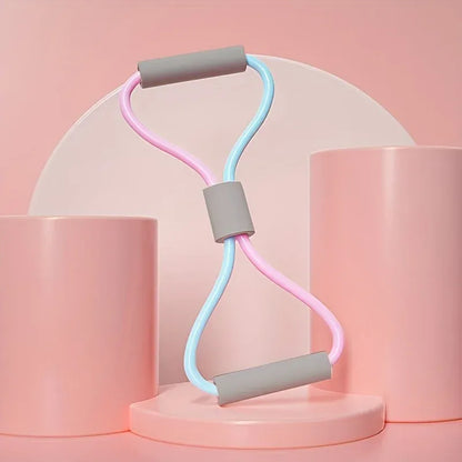 Figure-8 Resistance Band & Chest Expander for Yoga & Pilates | Wahooly Figure-8 Resistance Band & Chest Expander – Yoga, Pilates & Home Gym Fitness