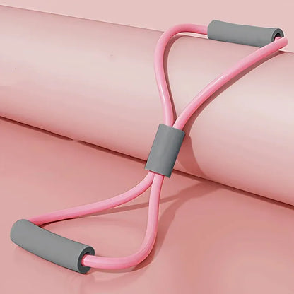 Figure-8 Resistance Band & Chest Expander for Yoga & Pilates | Wahooly Figure-8 Resistance Band & Chest Expander – Yoga, Pilates & Home Gym Fitness