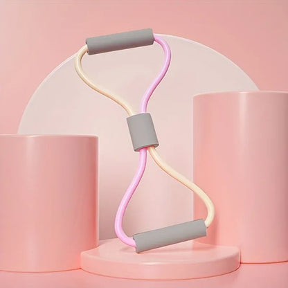 Figure-8 Resistance Band & Chest Expander for Yoga & Pilates | Wahooly Figure-8 Resistance Band & Chest Expander – Yoga, Pilates & Home Gym Fitness